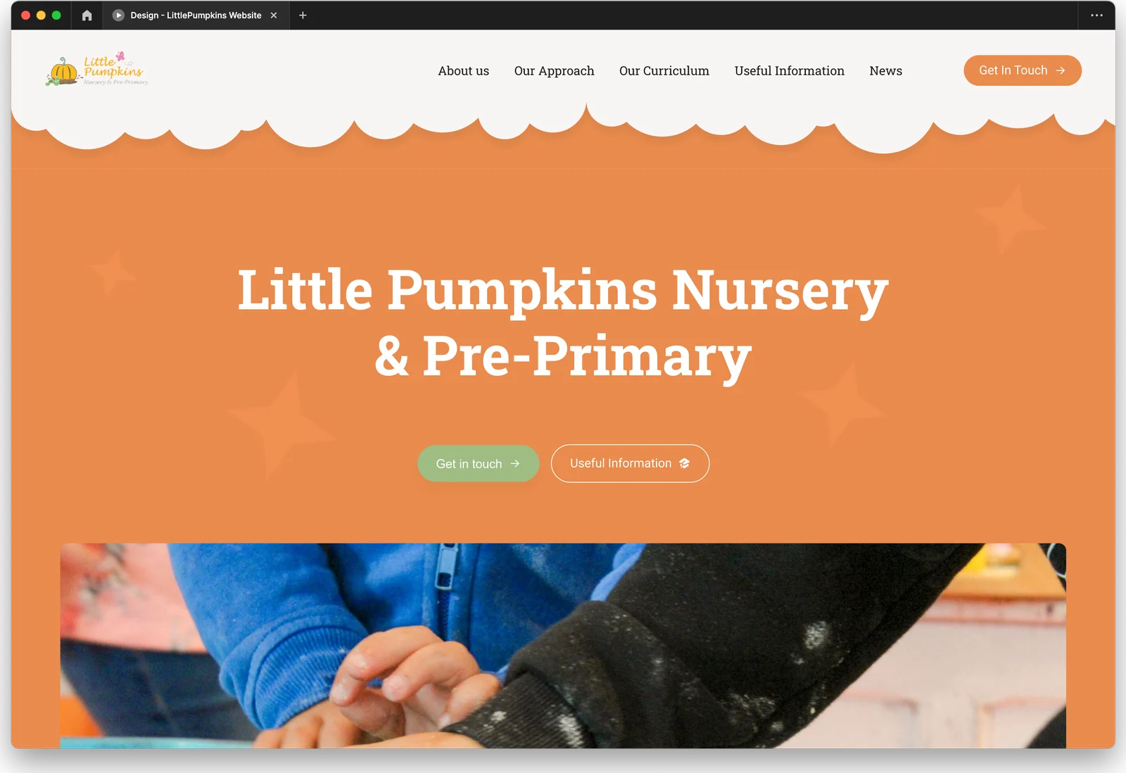 New Nursery Website: Little Pumpkins