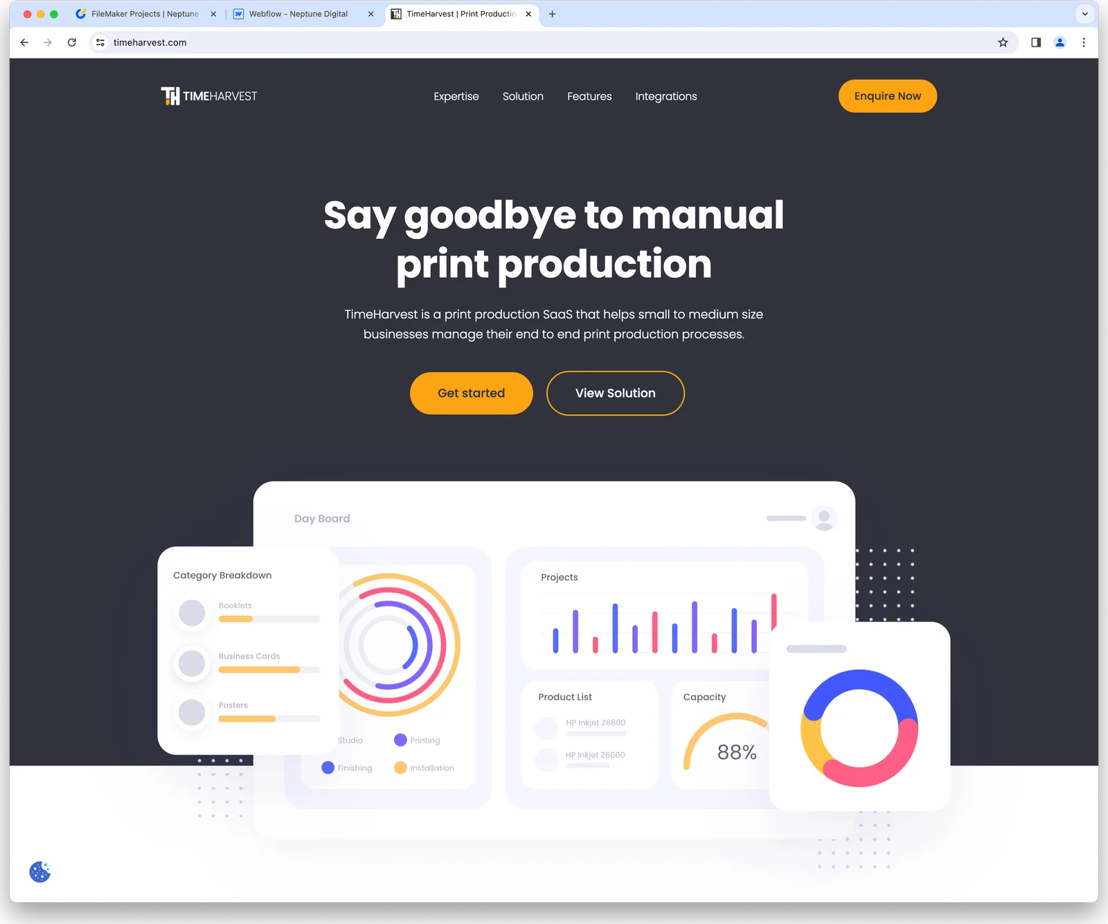 Rebrand & New Website: TimeHarvest