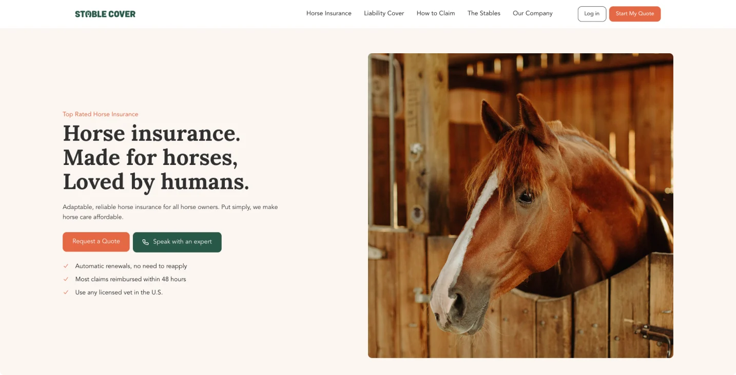 Stable Cover New Website: Stable Cover